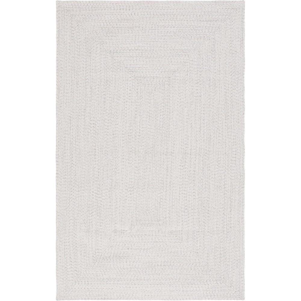image:imageSAFAVIEH Washable Rug Outdoor Braided Collection 8 x 10 Grey amp Ivory Handmade amp Reversible NonShedding amp Easy to Clean Ideal for Patio Backyard Mudroom BRA201FIvoryLight Grey