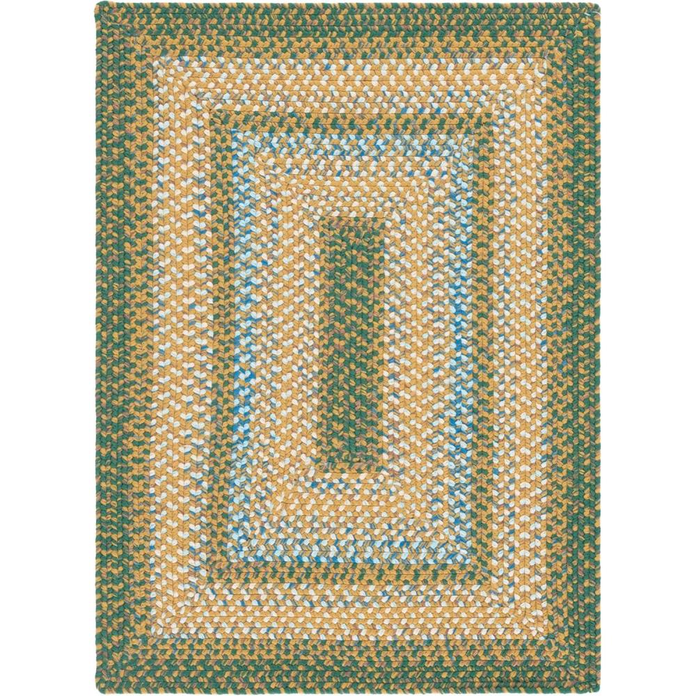image:imageSAFAVIEH Washable Rug Outdoor Braided Collection 8 x 10 Rust amp Multi Handmade amp Reversible NonShedding amp Easy to Clean Ideal for Patio Backyard Mudroom BRD303ABrownDark Green