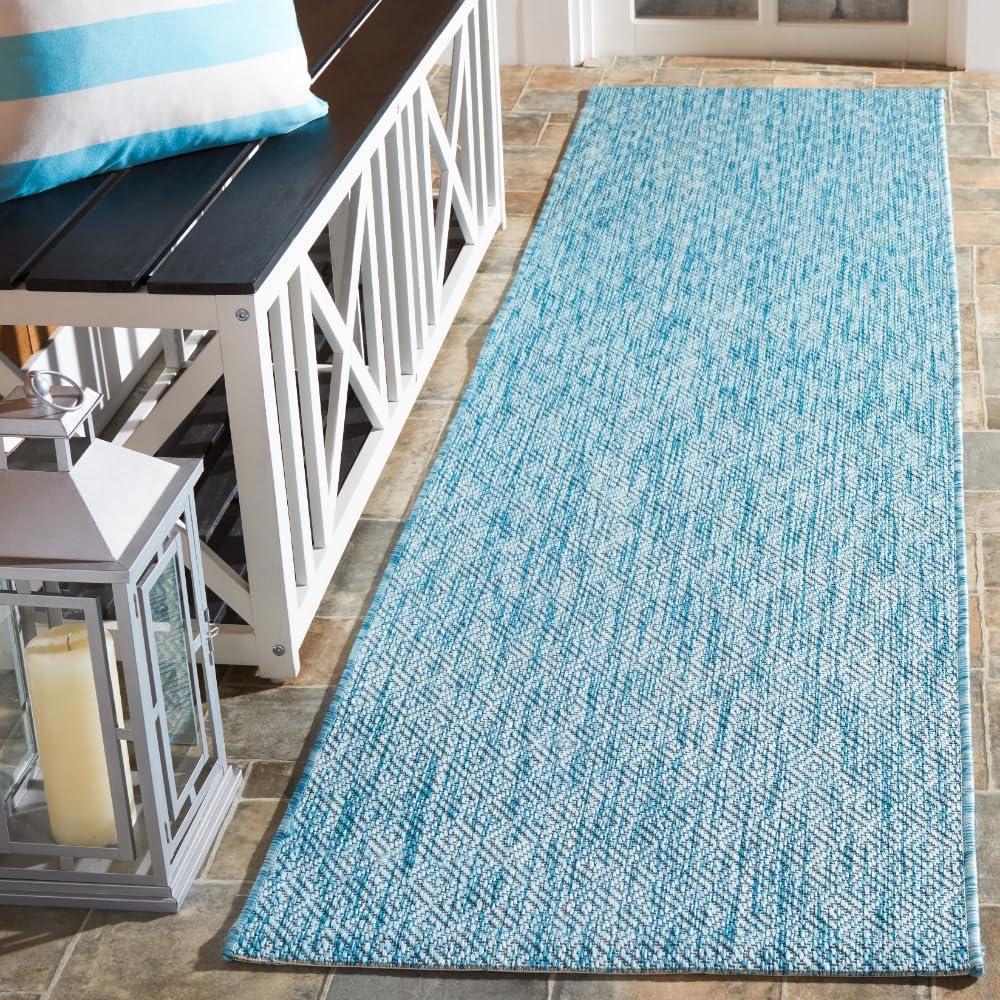 image:imageSAFAVIEH Washable Rug Outdoor Courtyard Collection 10 x 14 Grey NonShedding amp Easy Cleaning Ideal for Patio Backyard Mudroom CY852036811Aqua