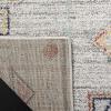 SAFAVIEH Area Rug 8×10 – Adirondack Collection – Large – Navy & Silver, Moroccan Boho Tribal Design, Non-Shedding & Easy Cleaning, Ideal for Living Room, Bedroom, Office, Dining Space (ADR208N)(Light Grey/Red)