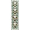 SAFAVIEH Area Rug 8×10 – Aspen Collection – Large – Ivory & Multi, Handmade Wool, Moroccan Boho Tribal Design, Ideal for Living Room, Bedroom, Office, Dining Space (APN706A)(Green/Ivory)