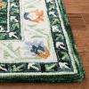SAFAVIEH Area Rug 8×10 – Aspen Collection – Large – Ivory & Multi, Handmade Wool, Moroccan Boho Tribal Design, Ideal for Living Room, Bedroom, Office, Dining Space (APN706A)(Green/Ivory)