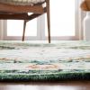 SAFAVIEH Area Rug 8×10 – Aspen Collection – Large – Ivory & Multi, Handmade Wool, Moroccan Boho Tribal Design, Ideal for Living Room, Bedroom, Office, Dining Space (APN706A)(Green/Ivory)