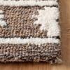 SAFAVIEH Area Rug 8×10 – Aspen Collection – Large – Rust & Ivory, Handmade Wool, Moroccan Boho Tribal Design, Ideal for Living Room, Bedroom, Office, Dining Space (APN550P)(Ivory/Light Brown)