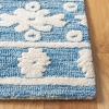 SAFAVIEH Area Rug 8×10 – Aspen Collection – Large – Rust & Ivory, Handmade Wool, Moroccan Boho Tribal Design, Ideal for Living Room, Bedroom, Office, Dining Space (APN550P)(Blue/Ivory)