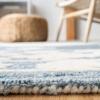 SAFAVIEH Area Rug 8×10 – Aspen Collection – Large – Rust & Ivory, Handmade Wool, Moroccan Boho Tribal Design, Ideal for Living Room, Bedroom, Office, Dining Space (APN550P)(Navy/Ivory)