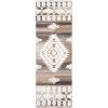 SAFAVIEH Area Rug 8×10 – Aspen Collection – Large – Rust & Ivory, Handmade Wool, Moroccan Boho Tribal Design, Ideal for Living Room, Bedroom, Office, Dining Space (APN550P)(Ivory/Light Brown)
