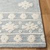 SAFAVIEH Area Rug 8×10 – Aspen Collection – Large – Rust & Ivory, Handmade Wool, Moroccan Boho Tribal Design, Ideal for Living Room, Bedroom, Office, Dining Space (APN550P)(Light Grey/Ivory)