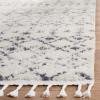 SAFAVIEH Area Rug 8×10 – Berber Fringe Shag Collection – Large – Cream & Dark Grey, Moroccan Design, Non-Shedding & Easy Cleaning, Thick Pile, Ideal for Living Room, Bedroom, Dining Space (BFG516A)(Cream/Dark Grey)