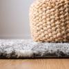 SAFAVIEH Area Rug 8×10 – Berber Fringe Shag Collection – Large – Cream & Dark Grey, Moroccan Design, Non-Shedding & Easy Cleaning, Thick Pile, Ideal for Living Room, Bedroom, Dining Space (BFG516A)(Grey/Ivory)