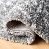 SAFAVIEH Area Rug 8×10 – Berber Fringe Shag Collection – Large – Cream & Dark Grey, Moroccan Design, Non-Shedding & Easy Cleaning, Thick Pile, Ideal for Living Room, Bedroom, Dining Space (BFG516A)(Grey/Ivory)