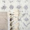 SAFAVIEH Area Rug 8×10 – Berber Fringe Shag Collection – Large – Cream & Dark Grey, Moroccan Design, Non-Shedding & Easy Cleaning, Thick Pile, Ideal for Living Room, Bedroom, Dining Space (BFG516A)(Ivory/Grey)