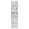 SAFAVIEH Area Rug 8×10 – Berber Fringe Shag Collection – Large – Cream & Grey, Moroccan Design, Non-Shedding & Easy Cleaning, Plush Thick Pile, Ideal for Living Room, Bedroom, Dining Space (BFG626A)(Cream/Grey)