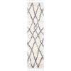 SAFAVIEH Area Rug 8×10 – Berber Fringe Shag Collection – Large – Creme & Black, Moroccan Design, Non-Shedding & Easy Cleaning, Plush Thick Pile, Ideal for Living Room, Bedroom, Dining Space (BFG628B)(Creme/Black)