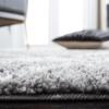 SAFAVIEH Area Rug 8×10 – Berber Shag Collection – Large – Navy & Ivory, Moroccan Design, Non-Shedding & Easy Cleaning, Plush Thick Pile, Ideal for Living Room, Bedroom, Dining Space (BER165N)(Light Grey/Cream)