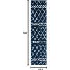 SAFAVIEH Area Rug 8×10 – Berber Shag Collection – Large – Navy & Ivory, Moroccan Design, Non-Shedding & Easy Cleaning, Plush Thick Pile, Ideal for Living Room, Bedroom, Dining Space (BER165N)(Navy/Ivory)