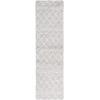 SAFAVIEH Area Rug 8×10 – Berber Shag Collection – Large – Navy & Ivory, Moroccan Design, Non-Shedding & Easy Cleaning, Plush Thick Pile, Ideal for Living Room, Bedroom, Dining Space (BER165N)(Light Grey/Cream)