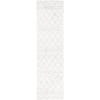 SAFAVIEH Area Rug 8×10 – Berber Shag Collection – Large – Navy & Ivory, Moroccan Design, Non-Shedding & Easy Cleaning, Plush Thick Pile, Ideal for Living Room, Bedroom, Dining Space (BER165N)(Cream/Light Grey)