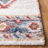 SAFAVIEH Area Rug 8×10 – Calista Shag Collection – Large – Ivory & Blue, Non-Shedding & Easy Cleaning, Ultra Plush Thick Pile, Ideal for Living Room, Bedroom, Dining Space (CAL142A)(Ivory/Blue)