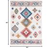 SAFAVIEH Area Rug 8×10 – Calista Shag Collection – Large – Ivory & Blue, Non-Shedding & Easy Cleaning, Ultra Plush Thick Pile, Ideal for Living Room, Bedroom, Dining Space (CAL142A)(Ivory/Blue)