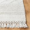 SAFAVIEH Area Rug 8×10 – Casablanca Collection – Large – Ivory, Handmade, Boho Tassel Fringe Detail, Ideal for Living Room, Bedroom, Dining Space (CSB278A)(Ivory)