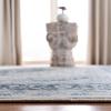 SAFAVIEH Area Rug 8×10 – Casablanca Collection – Large – Ivory & Black, Handmade Wool, Moroccan Boho Trellis Design, Ideal for Living Room, Bedroom, Dining Space (CSB987A)(Cream/Navy)