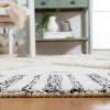 SAFAVIEH Area Rug 8×10 – Casablanca Collection – Large – Ivory & Black, Handmade Wool, Moroccan Boho Trellis Design, Ideal for Living Room, Bedroom, Dining Space (CSB987A)(Ivory/Black)
