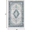 SAFAVIEH Area Rug 8×10 – Casablanca Collection – Large – Ivory & Black, Handmade Wool, Moroccan Boho Trellis Design, Ideal for Living Room, Bedroom, Dining Space (CSB987A)(Cream/Dark Blue)