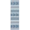SAFAVIEH Area Rug 8×10 – Classic Vintage Collection – Large – Grey, Handmade, Moroccan Boho Design, Ideal for Living Room, Bedroom, Office, Dining Space (CLV717F)(Blue)