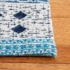SAFAVIEH Area Rug 8×10 – Classic Vintage Collection – Large – Grey, Handmade, Moroccan Boho Design, Ideal for Living Room, Bedroom, Office, Dining Space (CLV717F)(Blue)