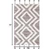 SAFAVIEH Area Rug 8×10 – Kenya Collection – Large – Black & Ivory, Handmade Wool, Moroccan Tassel Design, Ideal for Living Room, Bedroom, Dining Space (KNY331Z)(Brown/Ivory)
