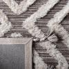 SAFAVIEH Area Rug 8×10 – Kenya Collection – Large – Black & Ivory, Handmade Wool, Moroccan Tassel Design, Ideal for Living Room, Bedroom, Dining Space (KNY331Z)(Brown/Ivory)