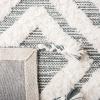 SAFAVIEH Area Rug 8×10 – Kenya Collection – Large – Black & Ivory, Handmade Wool, Moroccan Tassel Design, Ideal for Living Room, Bedroom, Dining Space (KNY331Z)(Teal/Ivory)