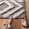 SAFAVIEH Area Rug 8×10 – Kenya Collection – Large – Black & Ivory, Handmade Wool, Moroccan Tassel Design, Ideal for Living Room, Bedroom, Dining Space (KNY331Z)(Brown/Ivory)
