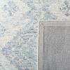 SAFAVIEH Area Rug 8×10 – Micro-Loop Collection – Large – Ivory & Blue, Handmade Wool, Ideal for Living Room, Bedroom, Office, Dining Space (MLP951A)(Ivory/Blue)