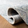 SAFAVIEH Area Rug 8×10 – Micro-Loop Collection – Large – Ivory & Blue, Handmade Wool, Ideal for Living Room, Bedroom, Office, Dining Space (MLP951A)(Ivory/Blue)