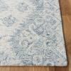 SAFAVIEH Area Rug 8×10 – Micro-Loop Collection – Large – Ivory & Blue, Handmade Wool, Ideal for Living Room, Bedroom, Office, Dining Space (MLP951A)(Ivory/Blue)