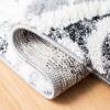 SAFAVIEH Area Rug 8×10 – Moroccan Tassel Shag Collection – Large – Grey & Ivory, Boho Design, Non-Shedding & Easy Cleaning, Plush Pile, Ideal for Living Room, Bedroom, Dining Space (MTS676F)(Grey/Ivory)