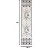 SAFAVIEH Area Rug 8×10 – Tulum Collection – Large – Black & Ivory, Moroccan Boho Tribal Design, Non-Shedding & Easy to Clean, Ideal for Living Room, Bedroom, Dining Space (TUL646Z)(Black/Ivory)