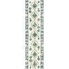 SAFAVIEH Aspen Collection Accent Rug – 4′ x 6′, Green & Ivory, Handmade Moroccan Boho Tribal Wool, Ideal for High Traffic Areas in Entryway, Living Room, Bedroom (APN702Y)(Green/Ivory)