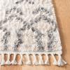 SAFAVIEH Berber Fringe Shag Collection Area Rug – 5’3″ x 7’6″, Cream & Grey, Moroccan Design, Non-Shedding & Easy Care, 1.2-inch Thick Ideal for High Traffic Areas in Living Room, Bedroom (BFG611A)(Cream/Grey)