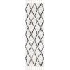 SAFAVIEH Casablanca Collection Accent Rug – 4′ x 6′, Grey & Ivory, Handmade Moroccan Boho Wool, 1.4-inch Thick Ideal for High Traffic Areas in Entryway, Living Room, Bedroom (CSB951F)(Navy/Ivory)