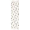 SAFAVIEH Casablanca Collection Accent Rug – 4′ x 6′, Grey & Ivory, Handmade Moroccan Boho Wool, 1.4-inch Thick Ideal for High Traffic Areas in Entryway, Living Room, Bedroom (CSB951F)(Grey/Ivory)