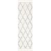 SAFAVIEH Casablanca Collection Accent Rug – 4′ x 6′, Grey & Ivory, Handmade Moroccan Boho Wool, 1.4-inch Thick Ideal for High Traffic Areas in Entryway, Living Room, Bedroom (CSB951F)(Blue/Ivory)