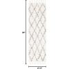 SAFAVIEH Casablanca Collection Accent Rug – 4′ x 6′, Grey & Ivory, Handmade Moroccan Boho Wool, 1.4-inch Thick Ideal for High Traffic Areas in Entryway, Living Room, Bedroom (CSB951F)(Grey/Ivory)