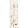 SAFAVIEH Casablanca Collection Area Rug – 4′ x 6′, Ivory/Pink, Geometric Design, Plush 1.8 Inch Thick Ideal for High Traffic Areas in Living Room, Bedroom, Dining (CSB920A)(Ivory/Pink)