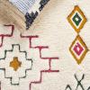 SAFAVIEH Casablanca Collection Area Rug – 4′ x 6′, Ivory/Pink, Geometric Design, Plush 1.8 Inch Thick Ideal for High Traffic Areas in Living Room, Bedroom, Dining (CSB920A)(Ivory/Pink)
