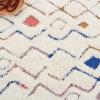 SAFAVIEH Casablanca Collection Area Rug – 6′ x 9′, Ivory/Rust, Geometric Design, Plush 1.8 Inch Thick Ideal for High Traffic Areas in Living Room, Bedroom, Dining (CSB919A)(Ivory/Rust)