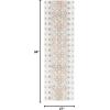 SAFAVIEH Casablanca Shag Collection Area Rug – 6′ x 9′, Ivory & Rust, Handmade Moroccan Boho Wool, Ideal for Living Room, Bedroom, Dining Room (CSB645A-6)(Ivory/Rust)