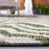 SAFAVIEH Courtyard Collection 8′ x 10′ Grey/Black CY8444 Indoor/ Outdoor Waterproof Easy Cleaning Patio Backyard Mudroom Area Rug(Grey/Green)